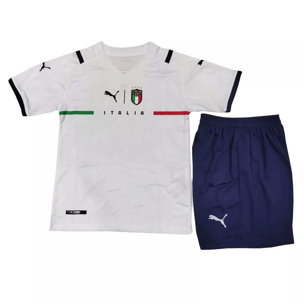 Camiseta Italia Segunda Equipación Niño 2021 Blanco